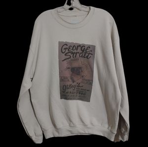 George Strait Gilley's Poster Sweatshirt L